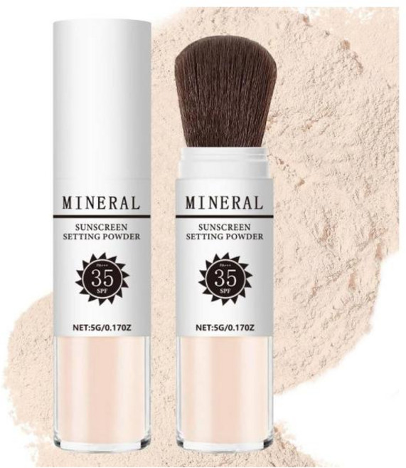 LemonSac 미네랄 선스크린 세팅 파우더 SPF35 5g, 1개