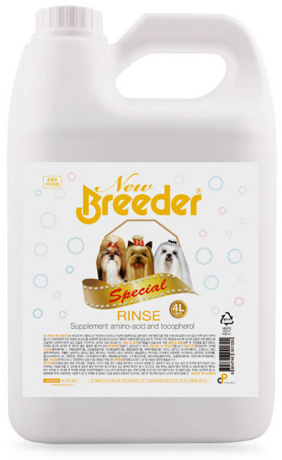 브리더 대용량 스페셜 린스, 1개, 4L