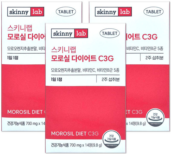 스키니랩 모로실 다이어트 C3G, 14정, 3개