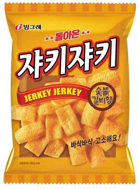 쟈키쟈키 숯불갈비향, 70g, 19개