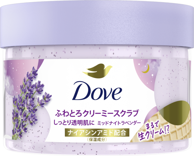 [일본정품]도브 크리미 스크럽 미드나이트 라벤더 280g 4902111778341, 1개