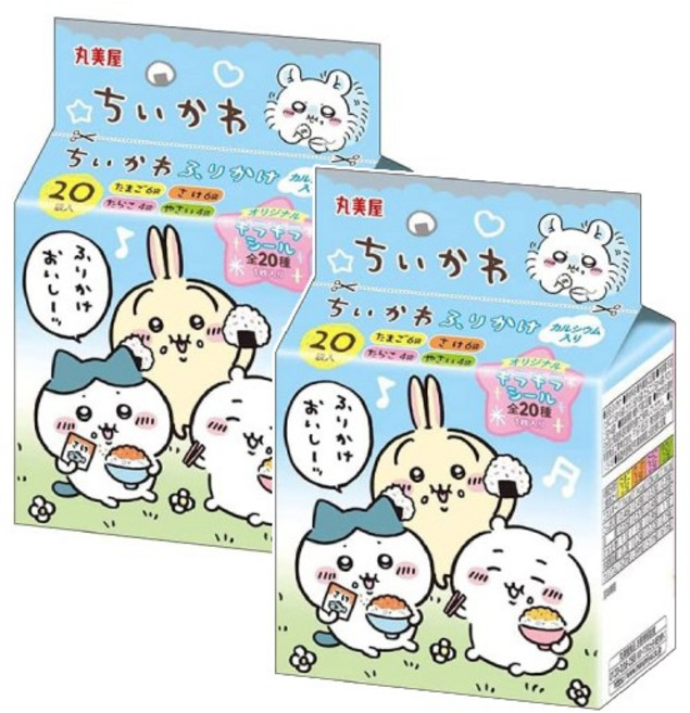 일본 마루미야 치이카와 후리카케 20개입, 2개, 50g