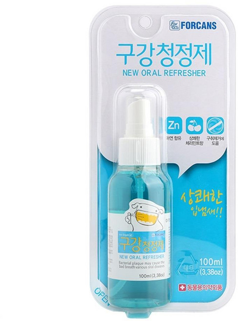강아지 구강청정제 구취제거제 강아지입냄새 애견입냄새 구강스프레이 애견구강, 1개, 100ml