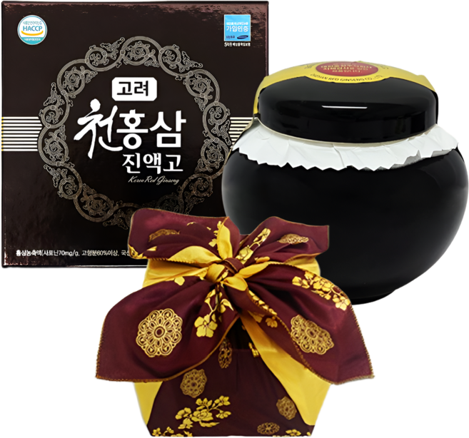 HnF (최신제조 리뉴얼) 고려천홍삼진액고 100%국내산 홍삼 15종 귀한부재료 고급선물용, 1kg, 1세트