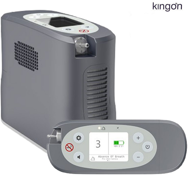 킹온 휴대용 산소발생기 P2-E 가정 휴대용 산소공급기, 1개