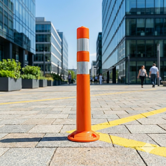 국산 고탄력 시선유도봉 차선유도봉 규제봉 반사지 포함 앙카볼트 증정, 고탄성, 1개
