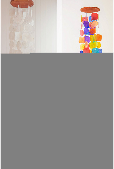 자개 모빌 썬캐쳐 드림캐쳐 인테리어 소품 장식, 트로피칼자개