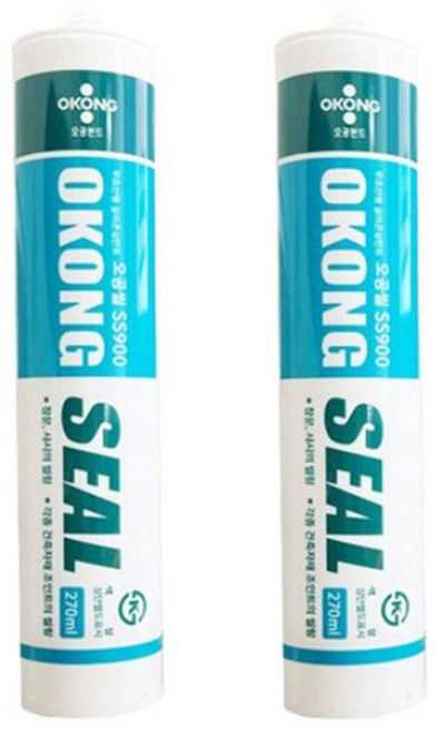 오공 무초산 실리콘 백색, 2개