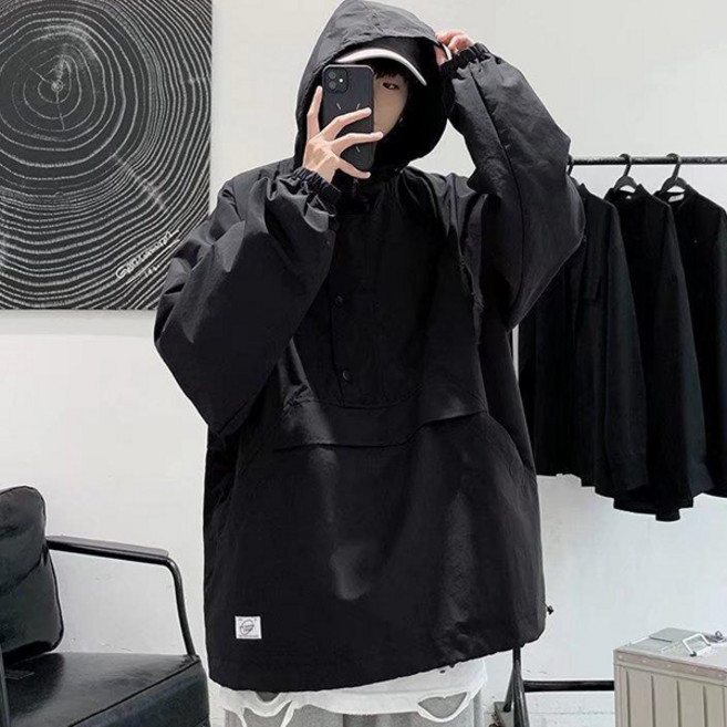 보그라 오버핏 아노락 후드 바람막이 점퍼 / NS0010