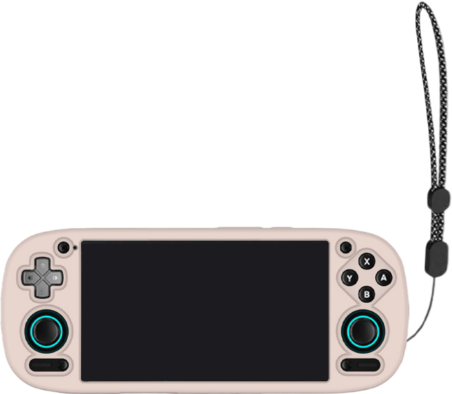 레트로이드 포켓5 풀커버 실리콘 케이스, 1세트, 베이지, RETROID POCKET5