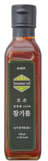 [청양] 통참깨 참기름, 1개, 180ml