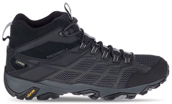 【Merrell】男 MOAB FST 2 GORE-TEX 中筒登山鞋 黑 NO.599535