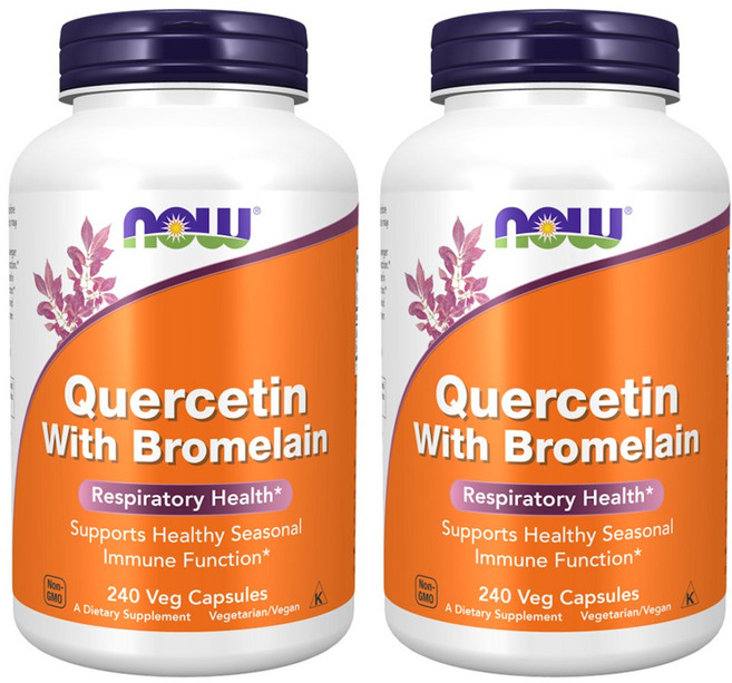 나우푸드 케르세틴 브로멜라인 베지 캡슐, 240정, 2개