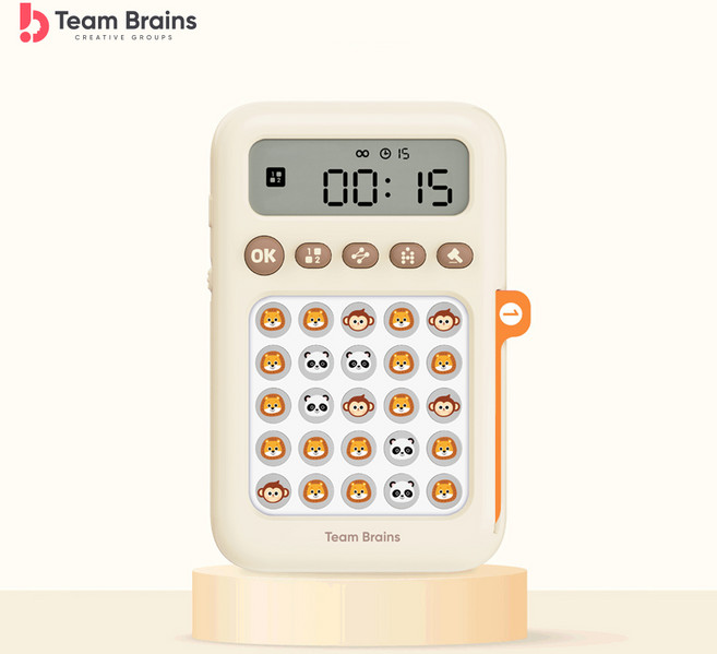 [팀브레인즈] 슐터 집중력 훈련 학습기 산만함 예방 두뇌 발달 숫자 카드 기억력 퍼즐, 버터, 1개