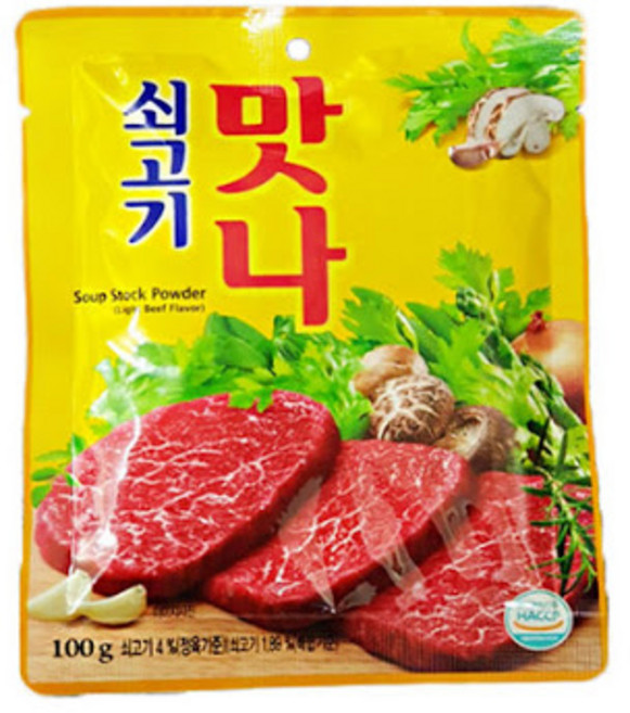 청정원 쇠고기맛나, 100g, 2개