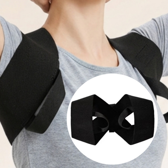 뮤젠트 바른자세 어깨 등 지지대 밸트, 1개