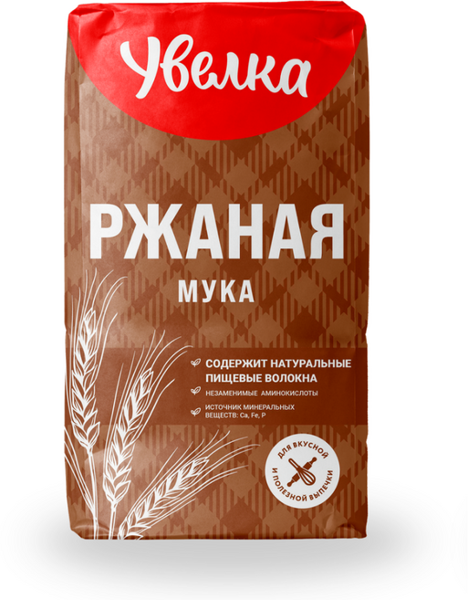 "UVELKA" 유벨카 러시아 대표 호밀가루, 1개, 950g