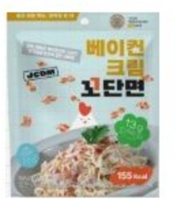 JCDM 꼬단면 소스in 3종 (들기름 크림베이컨 토마토바질), 꼬단면 140g 베이컨 크림 1개