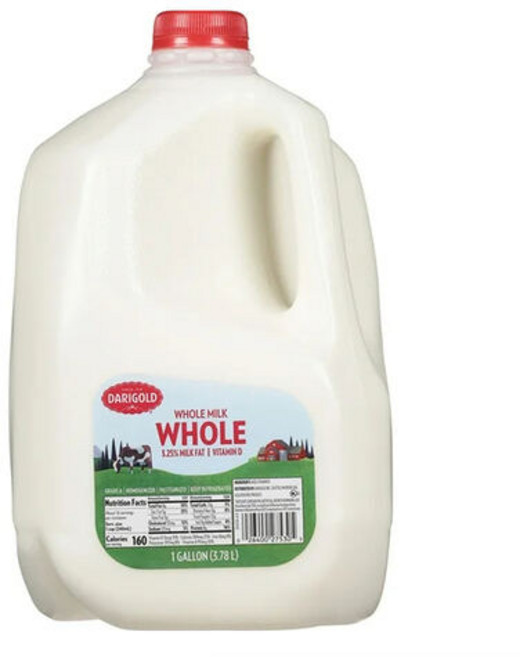 다리골드 Whole Milk 전유 우유 3.78L, 1개