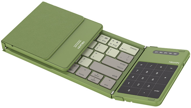 Nillkin 藍牙鍵盤, 綠色, NK-KB-MGB-GR, 無