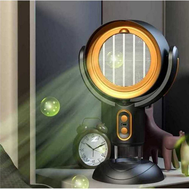 에인젤 담배흡입기 공기청정 청정기 정화기 냄새제거, 1개, 블랙 골드(플러그인)