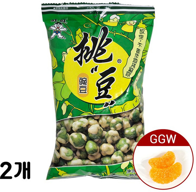 [오늘의 아시아푸드] 왕왕 타오또우 바싹땅콩과자, 2개, 95g