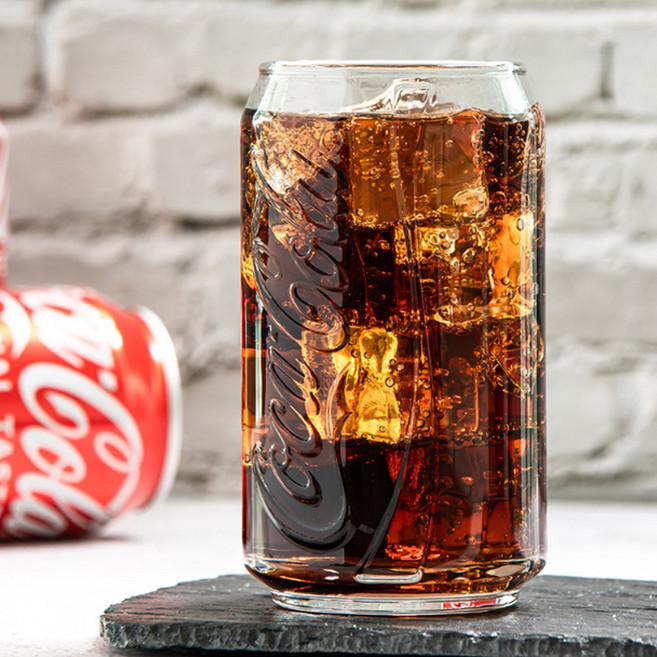 코카콜라 캔글라스 350ml, 1개, 투명