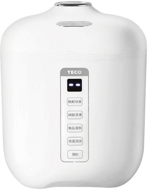 TECO東元電子鍋 多功能烹調 精巧不佔空間, 冰雪白, XYFYC0277-WH