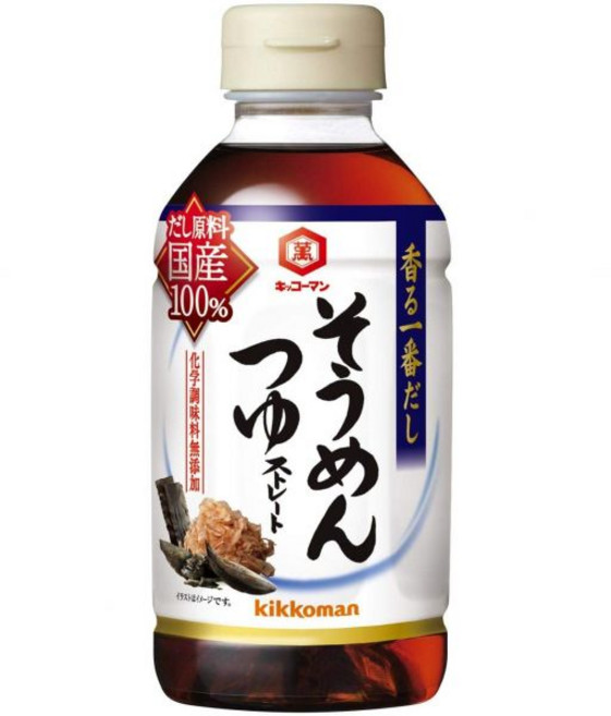 기꼬만 소멘 일본 쯔유 츠유 육수 대용량 300ml x 4개