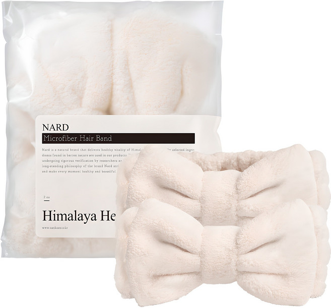 나드 극세사 세안 밴드, 2개