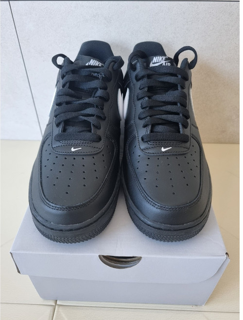 나이키 에어포스1 스니커즈 가벼운 발편한 블랙