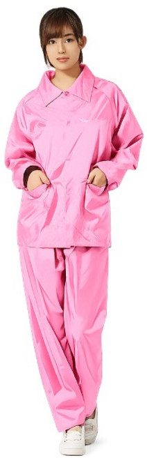 雙龍牌 機車雨衣兩件式 粉紅色
