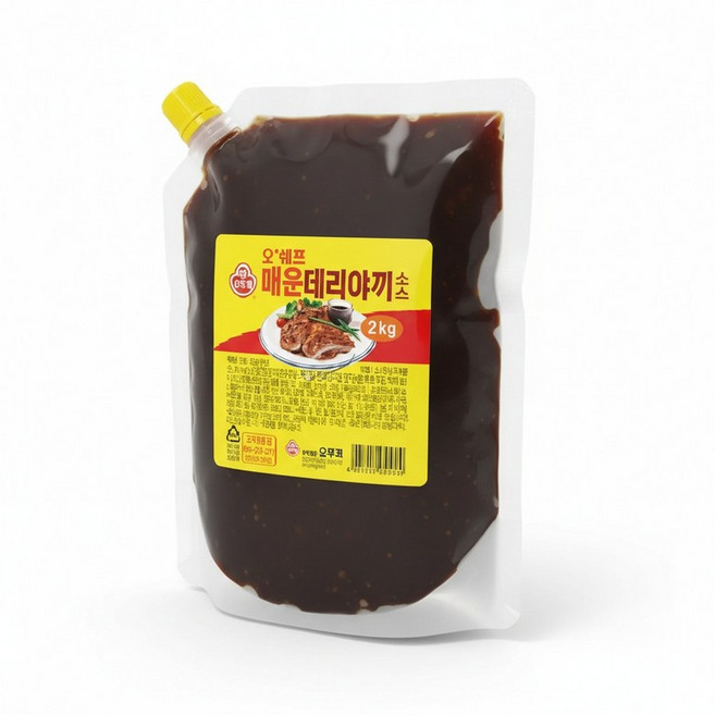 오뚜기 오쉐프 매운데리야끼소스 2kgx6개/1BOX