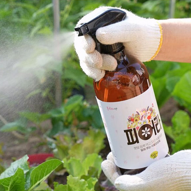 광합성증진 영양공급 식물영양제 식물닥터 피어라원예 화분영양제 관솔 목초액 비료, 3통