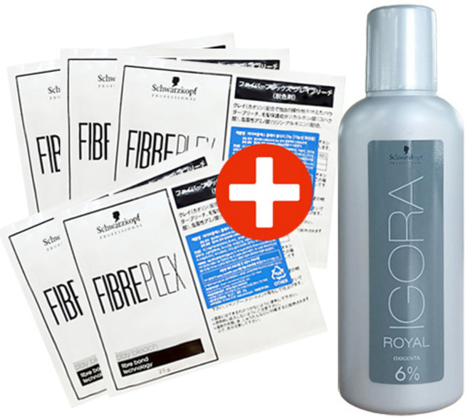 [슈바츠코프] 파이버플렉스 클레이 블리치 탈색약 23g(1개/3개/5개)+산화제, 5개, 23kg