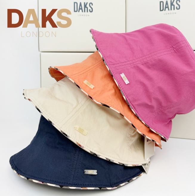 [정품] 닥스 벙거지 버킷햇 모자 면 데일리 봄 여름 선물포장 쇼핑백