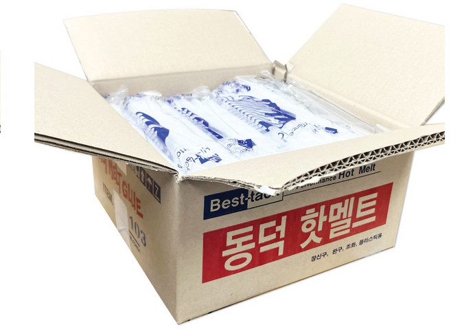 핫멜트 접착제 11mm 1박스 글루건심 스틱형