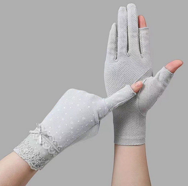 여성 자외선차단 장갑 운전 스포츠