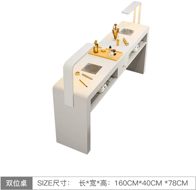 뷰티 럭셔리 네일 테이블 현대 휴대용 전문 장비 데스크 매니큐어 간단한 Meuble Onglerie 살롱 가구, 07 style 5