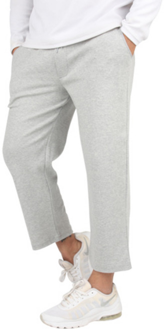 후리스타일 남성용 9부 와이드 팬츠