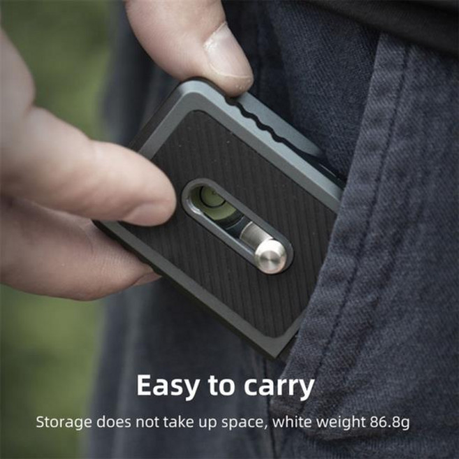 짐벌 브라켓접이식 카메라 L 플레이트 홀더 W D-JI RS3 안정기 삼각대 짐벌 수평 YDH용 Arca 퀵 릴리스, 한개옵션1, 한개옵션0