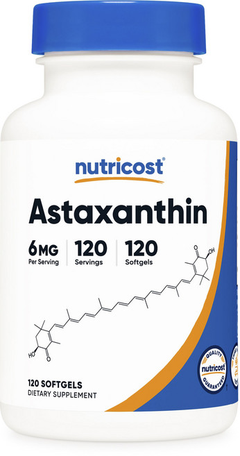 뉴트리코스트 아스타크산틴 6mg 소프트젤, 1개, 120개입, 120정