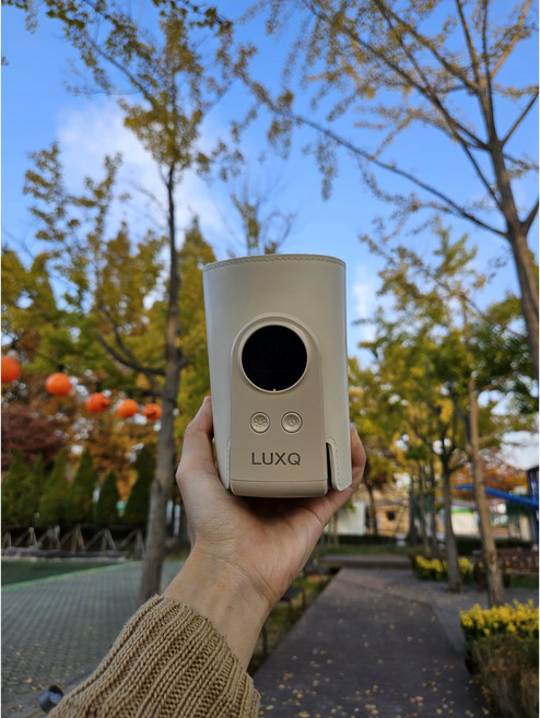 럭큐(LUXQ) 대용량 10 000mAh 휴대용 보틀워머 젖병워머 보온 젖병 모유 이유식 액상분유 데우기 중탕기 여행 캠핑 차량용 무선 보온, 1개, 아이보리