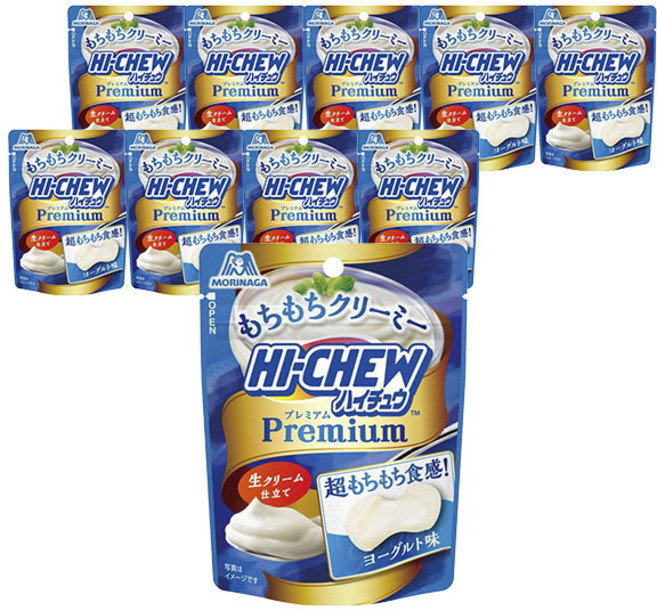 MORINAGA 森永 HI-CHEW 嗨啾 蘆薈優格口味軟糖, 10包, 32g