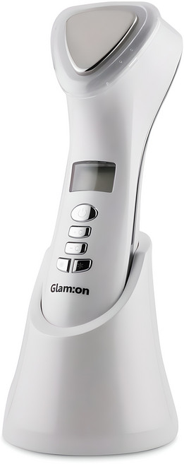 글램온 갈바닉 핫앤쿨 LED 피부마사지기, GMN-001, 화이트