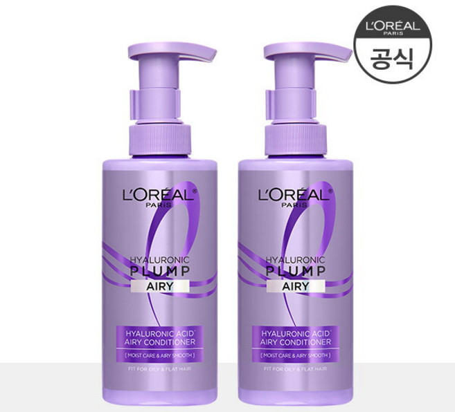 로레알파리 히알루론산 컨디셔닝 헤어팩, 440ml, 2개