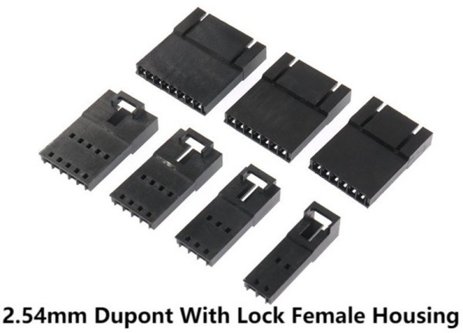 10pcs MX2.54 Dupont 커넥터 2/3/4/5/6/7/8/9/10/11/12Pin 벨트 버클 와이어-와이어 유형 암 하우징, 08 5P