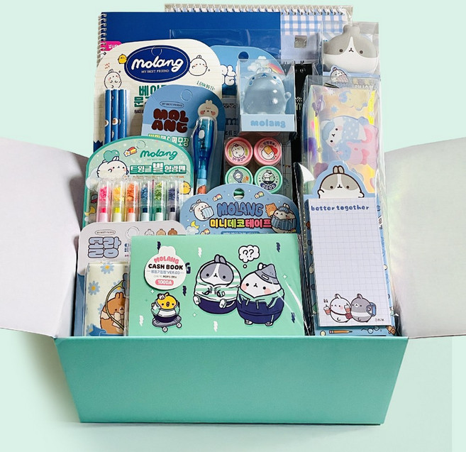 홈블리스마켓 몰랑이 문구 세트 신학기 준비물, 몰랑B 프리미엄세트