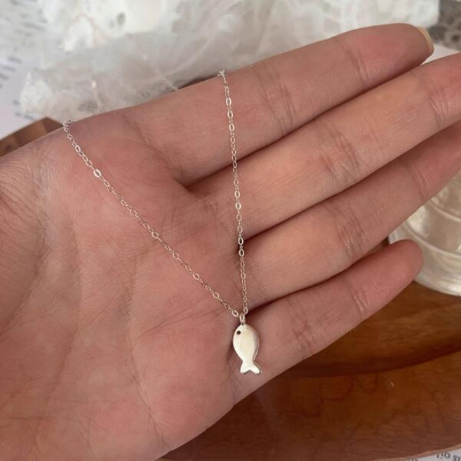 아트박스/퍼주는오빠네 행운의 물고기 목걸이 친구 우정 커플 목걸이 팬던트