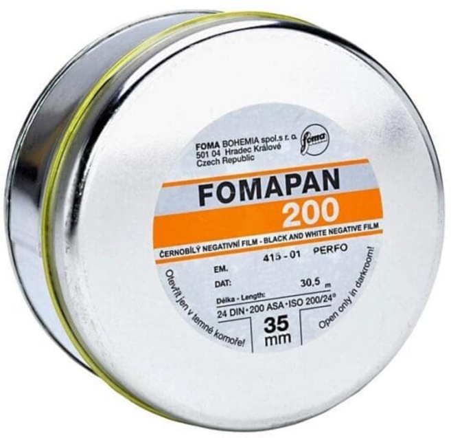 포마 흑백필름 200 100ft 벌크필름 FOMAPAN (2028/12), 1개